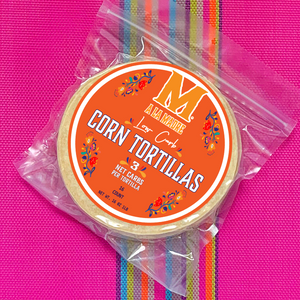 3 packs of corn tortillas (low in carbs)